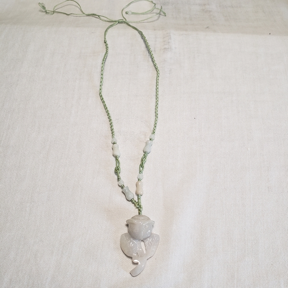 Jade Rose Necklace